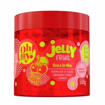 GELATINA CAPILAR OH MY JELLY FRUIT CEREJA 500G