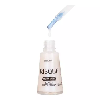 ESMALTE RISQUÉ NOVA COR LÁ VEM OUTRA PÉROLA