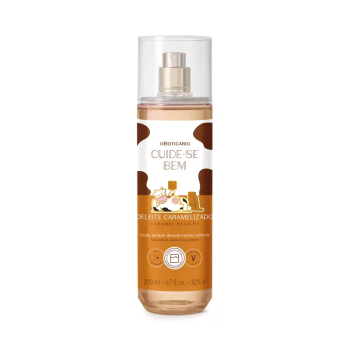 BODY SPLASH OBOTICÁRIO CUIDE-SE BEM DE LEITE CARAMELIZADO 200ML