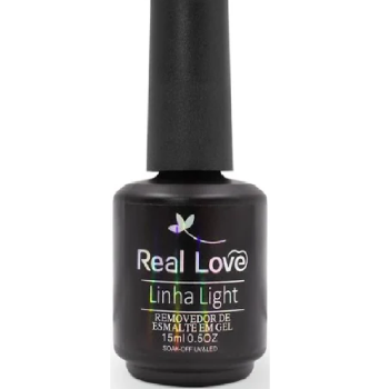 REMOVEDOR DE ESMALTE EM GEL REAL LOVE LINHA LIGHT 15ML