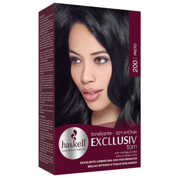 TONALIZANTE HASKELL EXCLLUSIV TOM 200 PRETO