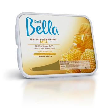 CERA DEPILATÓRIA CORPORAL DEPIL BELLA MEL 1KG