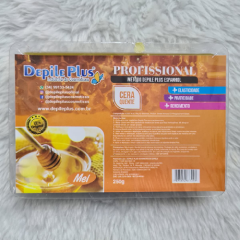 CERA DEPILATÓRIA CORPORAL DEPILE MEL 250G