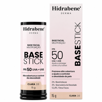 BASE STICK HIDRABENE DERMA FPS 50 CLARA 2.0 15G