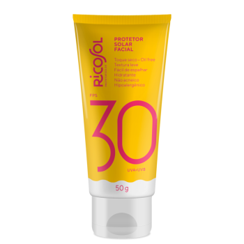 PROTETOR SOLAR FACIAL RICOSOL FPS 30 50G
