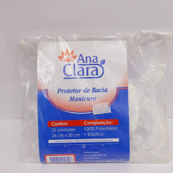 PROTETOR ANA CLARA DESCATÁVEL PARA BACIA MANICURE C/25