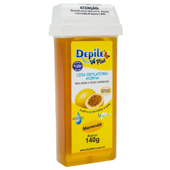 CERA DEPILATÓRIA CORPORAL DEPILE ROLL-ON MARACUJÁ 140G