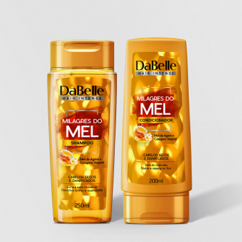 KIT SHAMPOO + CONDICIONADOR DABELLE MILAGRES DO MEL