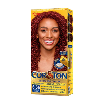 TINTA COR & TON 6.66 LOURO ESCURO VERMELHO