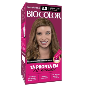 TINTA BIOCOLOR 8.0 LOURO CLARO RADIANTE