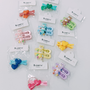 BICO DE PATO DAFU CORAÇÃO/URSO COLORIDO