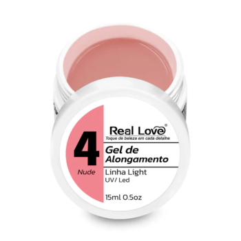 GEL REAL LOVE PARA ALONGAMENTO ALL SMILE 04 NUDE 15ML