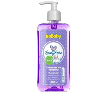 SABONETE LÍQUIDO ISABABY INFANTIL GLICERINA LAVANDA 250ML