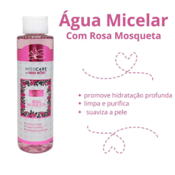 ÁGUA MICELAR MISS ROSE ROSA MOSQUETA 200ML