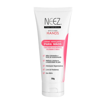 CREME PARA MÃOS NEEZ  HANDS ACIDO HIALURONICO,COLAGENO E UREIA 50G