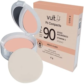 PÓ COMPACTO VULT FPS 90 MÉDIO 6G