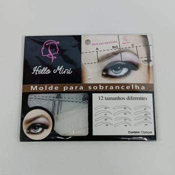 MOLDE HELLO MINI PARA SOBRANCELHA C/12