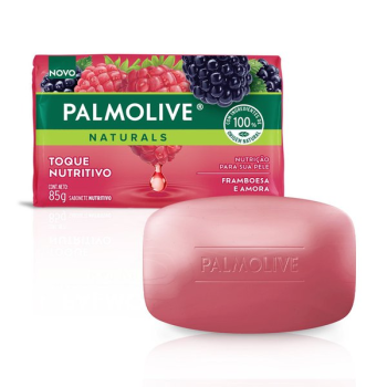 SABONETE EM BARRA PALMOLIVE NATURALS FRAMBOESA E AMORA 85G