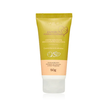 CREME PARA MÃOS LA BELLE  CASTANHA E AMÊNDOA 50G
