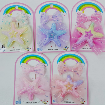 CARTELA DE LAÇO INFANTIL ESTRELA C/2