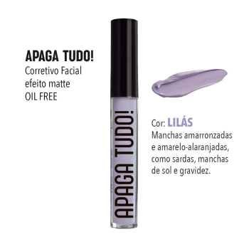CORRETIVO LÍQUIDO KOLOSS APAGA TUDO LILÁS 4G
