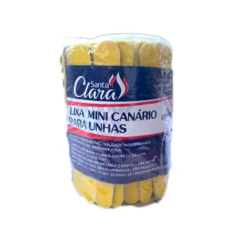 MINI LIXA DE UNHA SANTA CLARA CANÁRIO C/144
