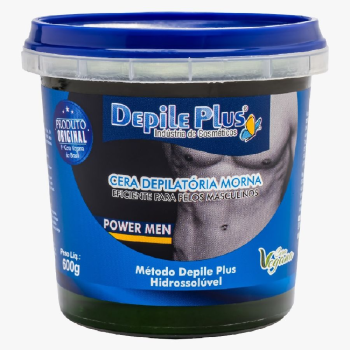 CERA DEPILATÓRIA CORPORAL DEPILE POWER MEN 600G