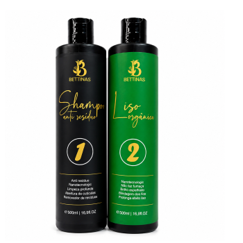 KIT PROGRESSIVA BETTINAS LISO ORGÂNICO 500ML