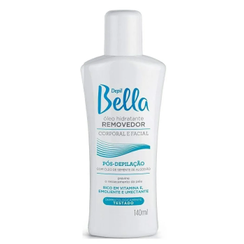 ÓLEO REMOVEDOR CORPORAL E FACIAL DEPIL BELLA PÓS-DEPILAÇÃO 140ML