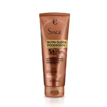 SHAMPOO EUDORA SIAGE NUTRI ÓLEOS PODEROSOS 250ML