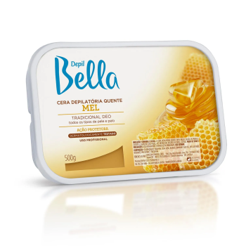 CERA DEPILATÓRIA CORPORAL DEPIL BELLA MEL 500G