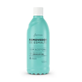 REMOVEDOR FARMAX SEM ACETONA ARGAN 500ML