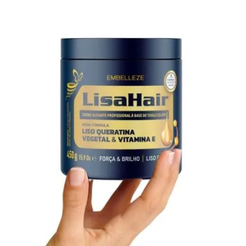 CREME PARA ALISAMENTO LISA HAIR 450G