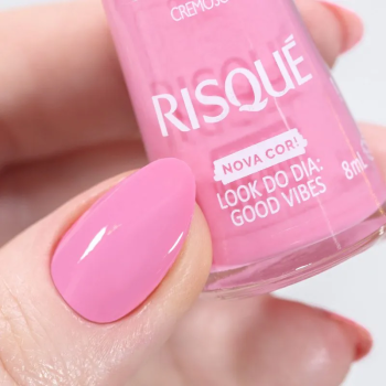 ESMALTE RISQUÉ NOVA COR LOOK DO DIA GOOD VIBES