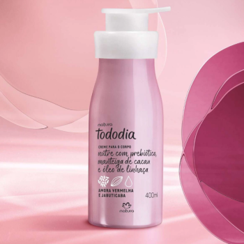 HIDRATANTE CORPORAL NATURA TODODIA AMORA VERMELHA E JABUTICABA 400ML