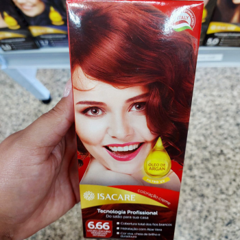 TINTA ISACARE 6.66 LOURO ESCURO VERMELHO INTENSO