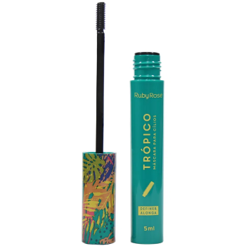 MÁSCARA DE CILIOS RUBY ROSE TRÓPICO HB-500 5ML
