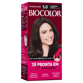 TINTA BIOCOLOR 5.0 CASTANHO CLARO LUXUOSO