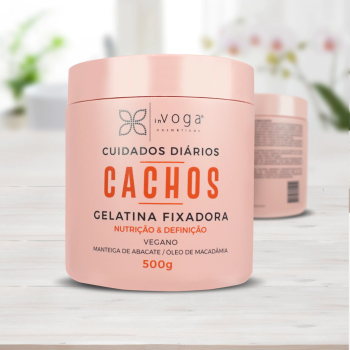 GELATINA FIXADORA VOGA NUTRIÇÃO E DEFINIÇÃO 500G