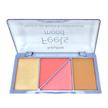 PALETA DE BLUSH E ILUMINADOR RUBY ROSE FEELS MOOD HB75291