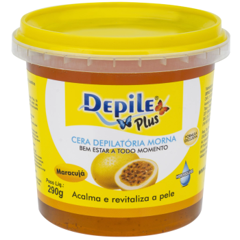 CERA DEPILATÓRIA CORPORAL DEPILE MARACUJÁ 290G