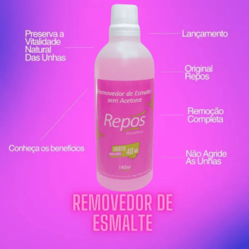 REMOVEDOR REPOS SEM ACETONA 140ML