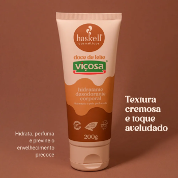 HIDRATANTE CORPORAL HASKELL DOCE DE LEITE VIÇOSA 200G