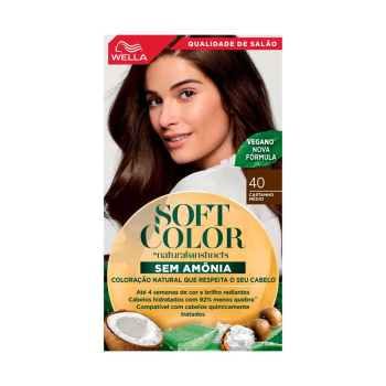 TONALIZANTE SOFT COLOR 40 CASTANHO MÉDIO