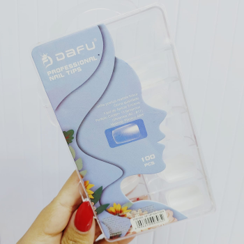 UNHAS POSTIÇA REALISTA DAFU FOSCA QUADRADA DFUP100FS03 C/100