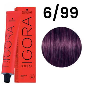 TINTA IGORA ROYAL 6.99 LOURO ESCURO VIOLETA EXTRA