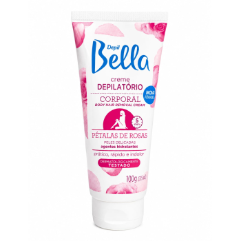 CREME DEPILATÓRIO CORPORAL DEPIL BELLA PÉTALAS DE ROSAS 100G