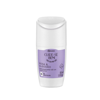 DESODORANTE AEROSOL OBOTICARIO CUIDE-SE BEM ROSA & ALGODÃO 125ML