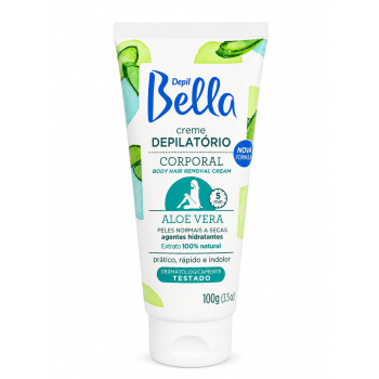 CREME DEPILATÓRIO CORPORAL DEPIL BELLA ALOE VERA 100G