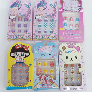 UNHA POSTIÇA INFANTIL C/12